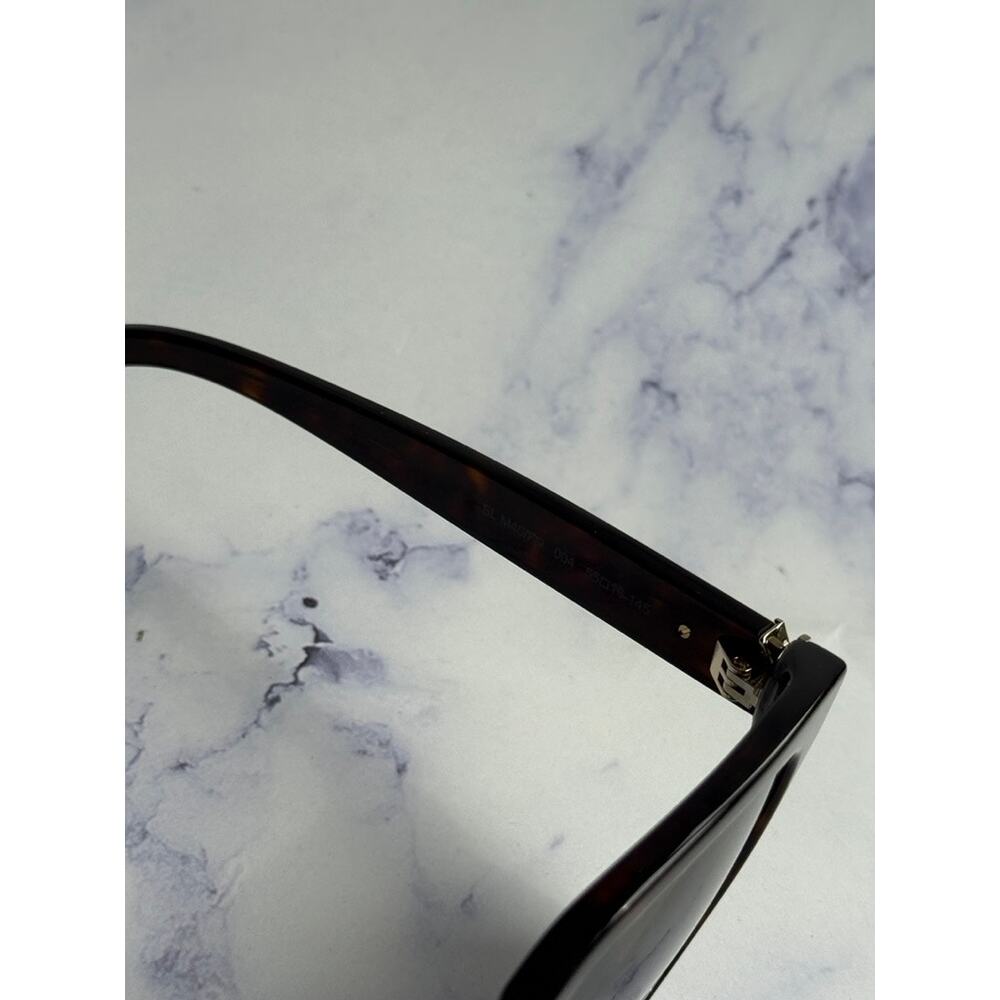 NEW Saint Laurent SLM40/FN Sunglasses in Havana Brown Gold - Picture 7 of 7